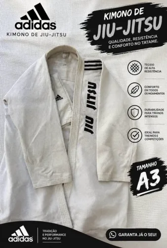 Kimono adidas em perfeito estado (A3)