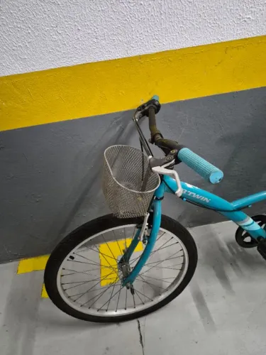 Bicleta Btwin Aro 24 Câmbio Shimano 7 Velocidades Semi Nova