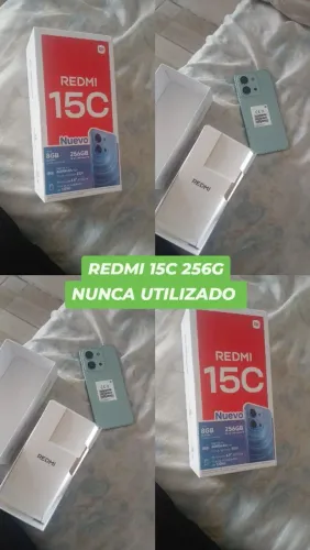 VENDO REDMI 15C DUAL SIM VERDE MENTA 256GB 8G RAM