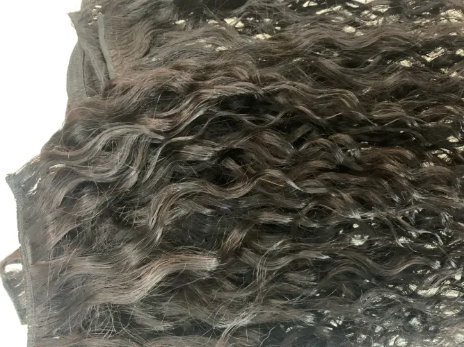 11 telas de cabelo cacheado humano