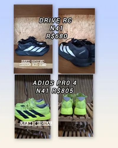 Tenis original Adidas adizero drive rc e adios pro 4 N41