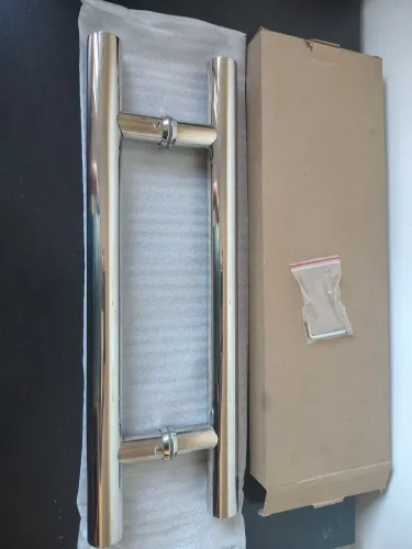 Puxador de porta novo sem uso inox 45 cm