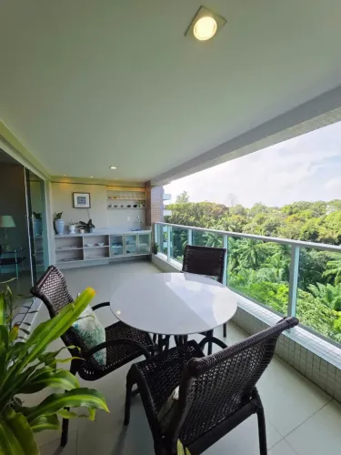 Apartamento a venda em Alphaville 1 com 3 suites e nascente no Reserva Real