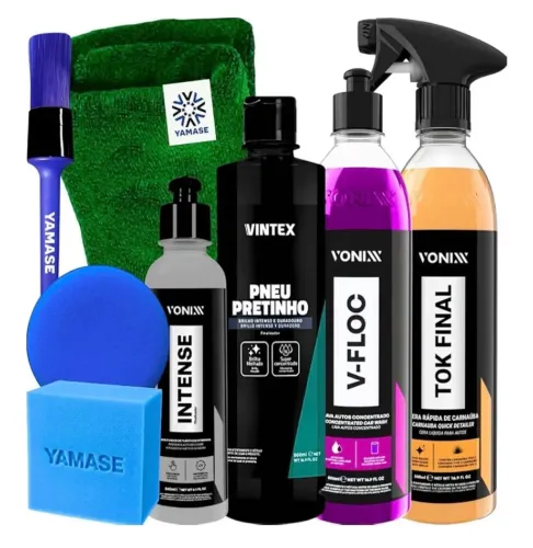 Kit Estética Automotiva Vonixx + Yamase Completo Novo