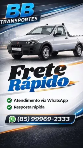 Frete rápido e mudança 