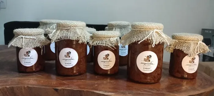 Doce ambrosia caramelizada