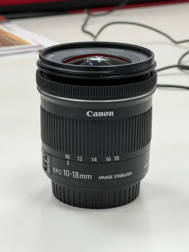 Lente Grande Angular Canon EF-S 10-18mm f/4.5-5.6 IS STM - Excelente Estado