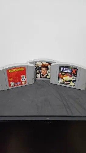 Jogos Nintendo 64 - 007 Goldeneye, F-Zero X, Mission Impossible
