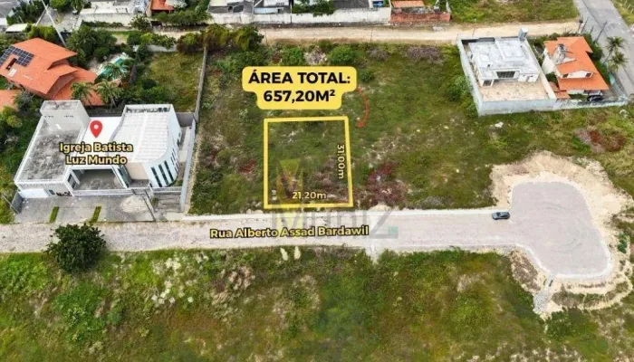 Terreno Residencial à venda, 657 m² por R$ 580.000 - De Lourdes - Fortaleza/CE
