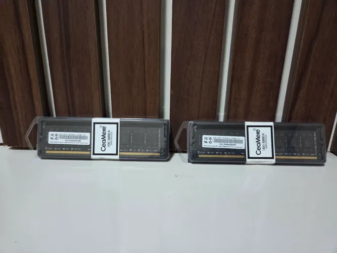 Kit 2 Memórias RAM DDR3 8GB 1600MHz CeaMere Novas Lacradas