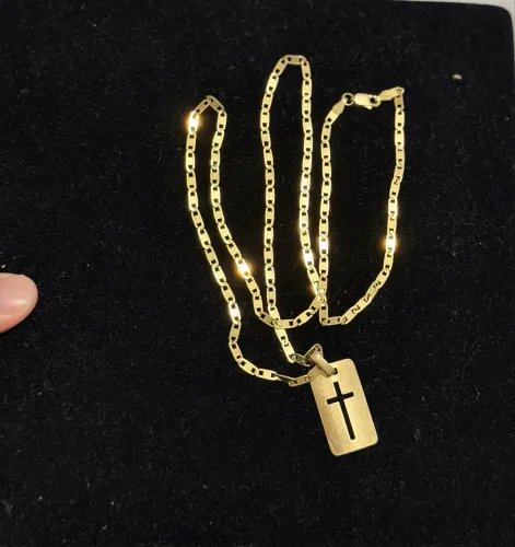 Cordão de ouro maciço 18k