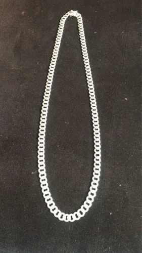 Cordão de prata masculino