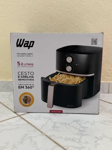 Fritadeira elétrica Air Fryer Wap 5,2L nova