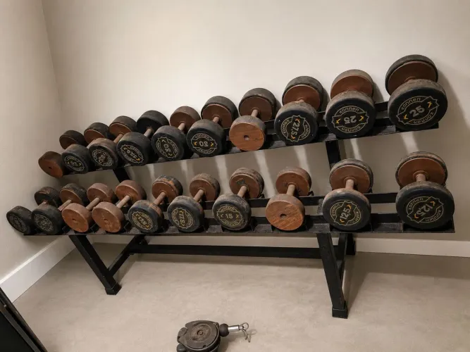 Conjunto de halteres de 12,5 a 35kg