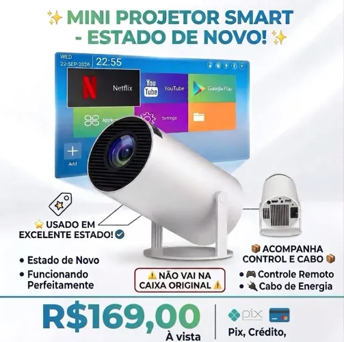 Mini Projetor Smart
