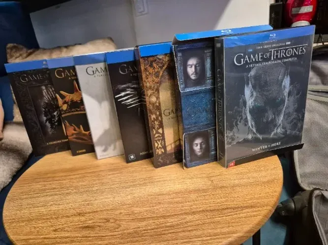 Coleção Box Blu-ray Game of Thrones - Temporadas 1 a 7 Completas (35 Discos)