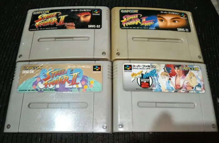 Lote Street Fighter Super Famicon Oroginais!
