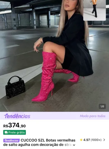 Desapego bota SHEIN 