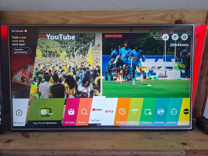 TELEVISÃO 55 POLEGADAS LG SMART 4K BLUETOOTH 300 CANAIS FAÇO ENTREGA