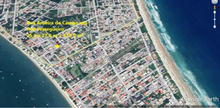 Imóvel para venda tem 675 metros quadrados em Canto Grande - Bombinhas - SC