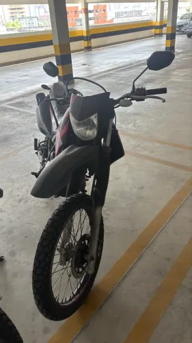 Moto em bom estado de conservação
