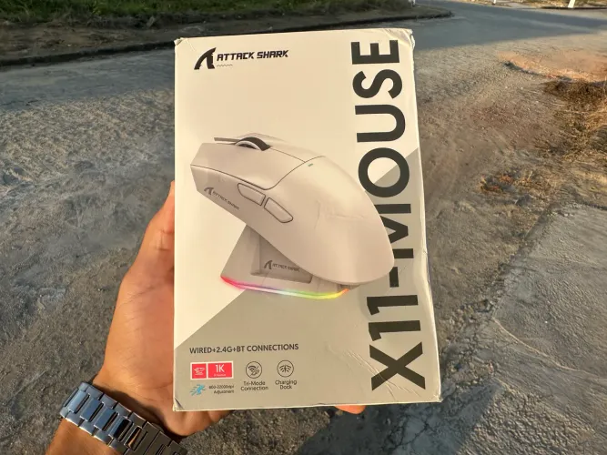 Mouse Gamer ATTACK SHARK X11!! LACRADO!! PROMOÇÃO!!