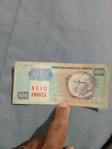 Vendo nota pra colecionador de mil kwanzas