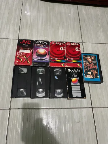 Lote 9 Fitas VHS