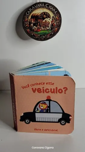 Livro Interativo "Você Conhece Esse Veículo?" Abra e Descubra (Ed. Pé da Letra 2022)