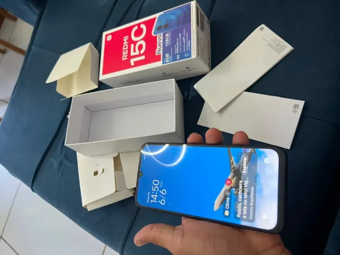 Redmi 15C 128 GB Aparelho sem marcas de uso, pronto para usar. Faço entrega