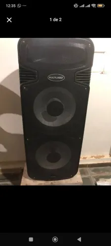 Caixa de som Multilaser Mine paredão