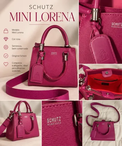 Mini Bolsa Schutz Lorena - Rosa
