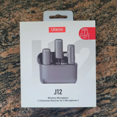 Microfone de Lapela Ulanzi J12 Novo!