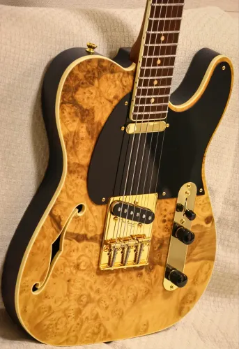 Guitarra Telecaster Semi-Hollow Luthier (Gotoh/Customy pickups)