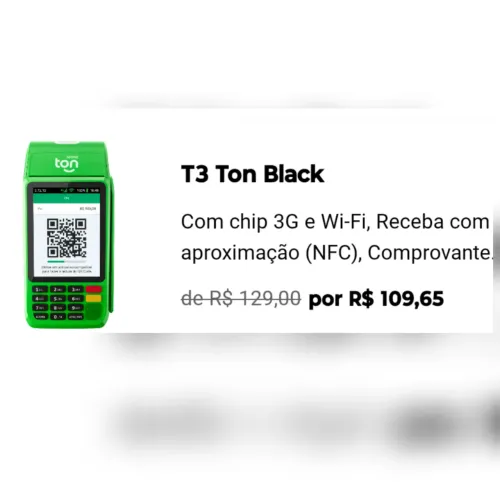 Maquininha de cartão