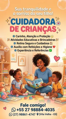 cuidadora de criança (babá) 350