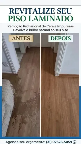 Revitalização de piso laminado 