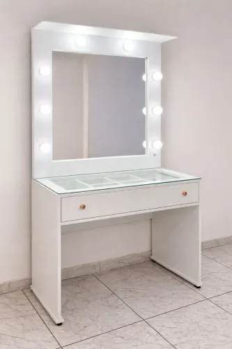  CAMARIM,  MESA, PENTEADEIRA, COM ESPELHO ILUMINADO NOVA