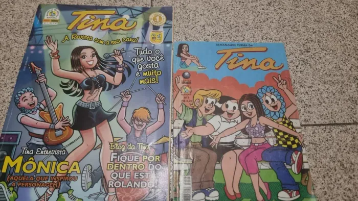 5 Revistas da Tina + 19 revistas turma da Monica