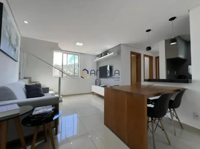 Cobertura à venda, 2 quartos, 1 suíte, 2 vagas, Havaí - Belo Horizonte/MG