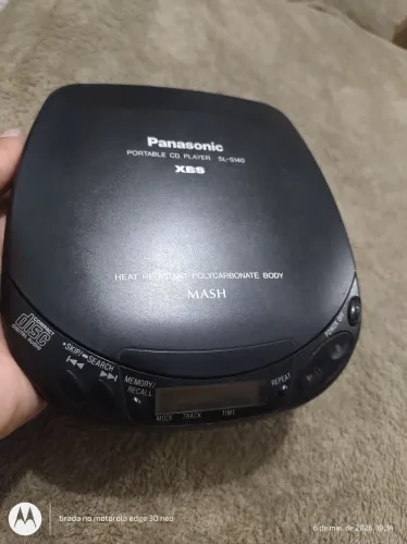 Discman Panasonic funcionando perfeitamente