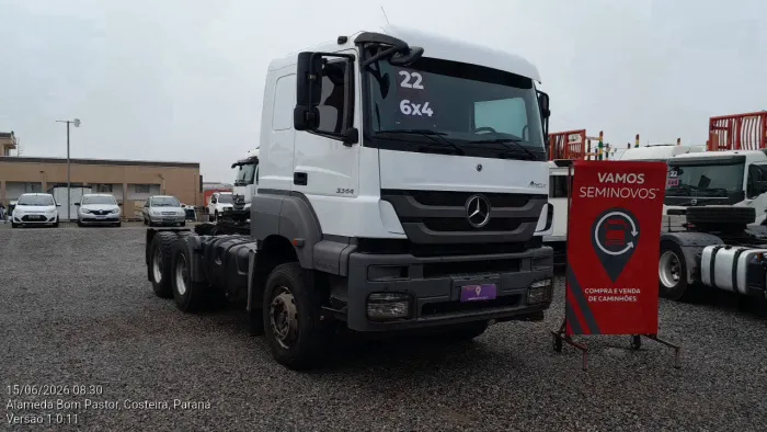 Mercedes-Benz Axor 3344/48 6X4 E5 2022/2022 Vamos Seminovos Curitiba
