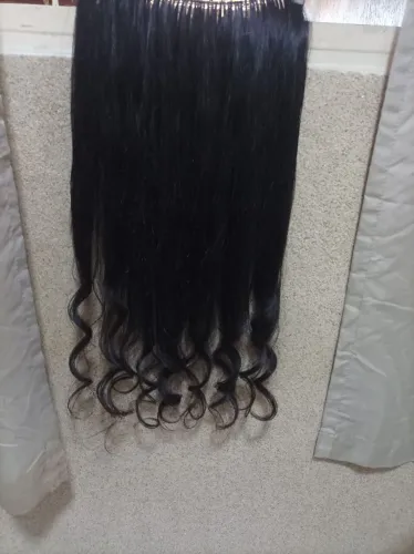 Tela de 65 centímetros de cabelo humano 100 gramas