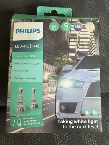 Farol LED Philips H4 6000k