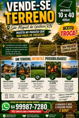 Terreno em São Miguel do gostoso