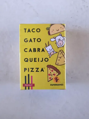 Jogo Taco Gato Cabra Queijo Pizza, novo (sem uso)
