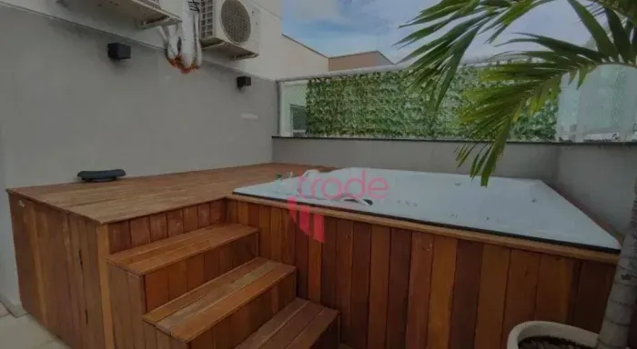 Cobertura à Venda de 03 Suítes no Bairro Jardim Botânico em Ribeirão Preto com Hidromassag