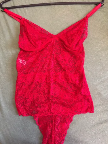 Body lingerie vermelho lindo