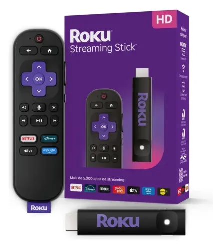 Roku streaming Stick - 2025 - Sem caixa - Perfeito