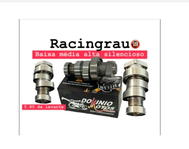 COMANDO RACINGRAU silencioso - START / FAN / TITAN 160 / XRE 190 / BROS 160